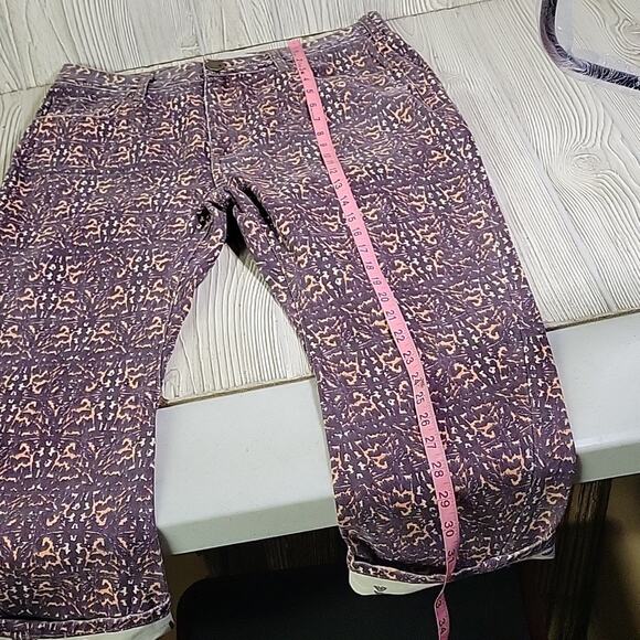 One Teaspoon Azteca Leopard Tapered Denim Jeans Womens Size 29 NWT - Picture 10 of 12